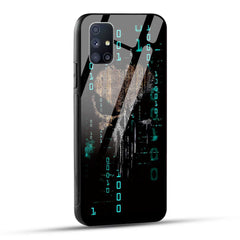 Samsung Galaxy M51 Back Cover Hacker Printed Glass Case