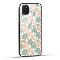 Samsung Galaxy Note 10 Lite Back Cover Aesthetic Flowers Printed Glass Case