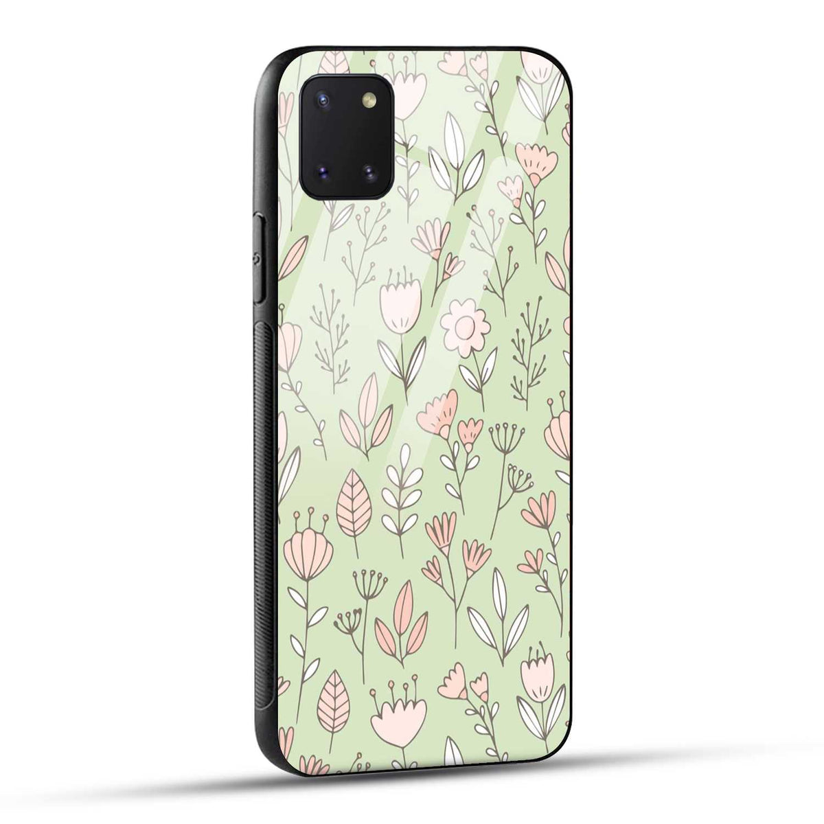 Samsung Galaxy Note 10 Lite Back Cover Flower Art Printed Glass Case