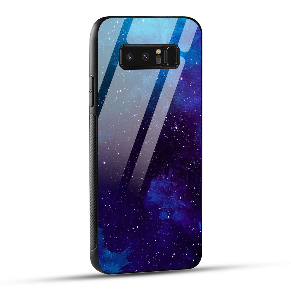 Samsung Galaxy Note 8 Back Cover Beautiful Star Space Printed Glass Case