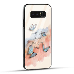Samsung Galaxy Note 8 Back Cover Trust Your Hopes Printed Glass Case