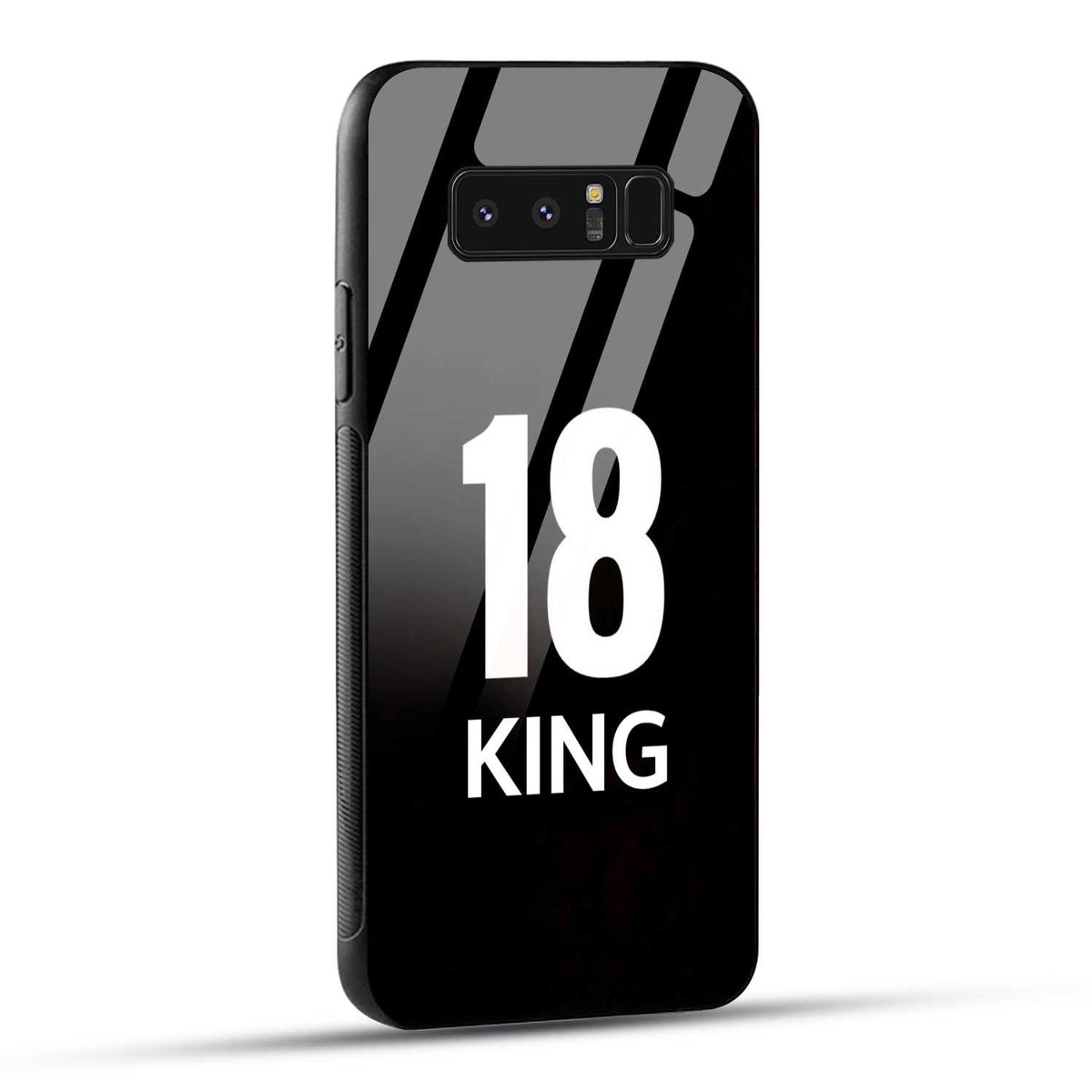 Samsung Galaxy Note 8 King number 18 Printed Glass Case