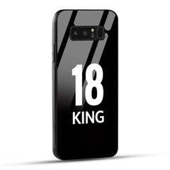 Samsung Galaxy Note 8 King number 18 Printed Glass Case