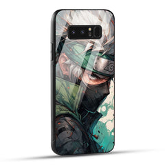 Samsung Galaxy Note 8 Back Cover Multicolour Cartoon anime Printed Glass Case