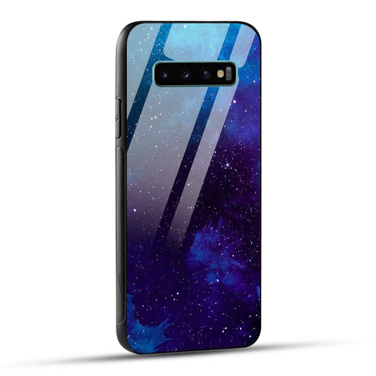 Samsung Galaxy S10 Plus Back Cover Beautiful Star Space Printed Glass Case