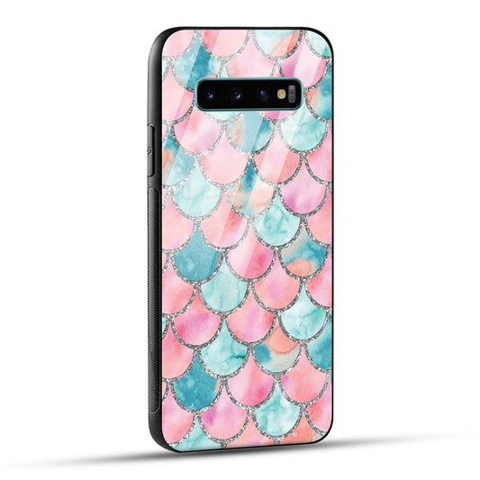 Samsung Galaxy S10 Plus Back Cover Mirror Pattern Printed Glass Case