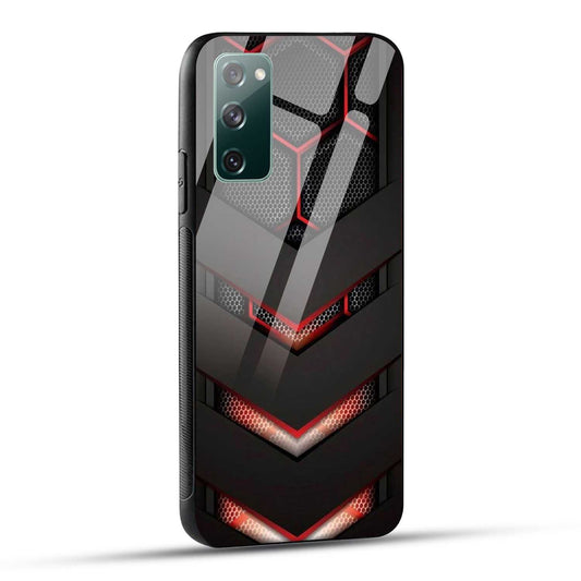 Samsung Galaxy S20 FE Back Cover Robotic Abstract Printed Glass Case
