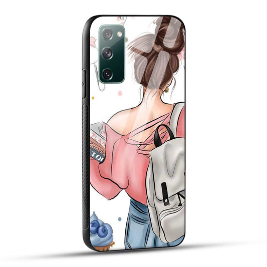 Samsung Galaxy S20 FE Back Cover Padhaku Girl Printed Glass Case