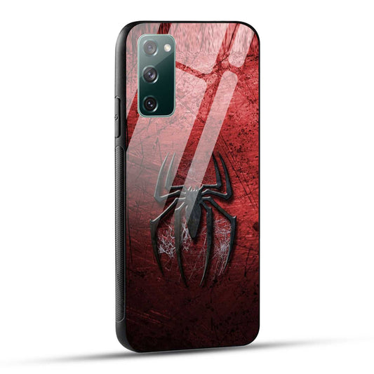 Samsung Galaxy S20 FE Back Cover Red Spider Printed Glass Case
