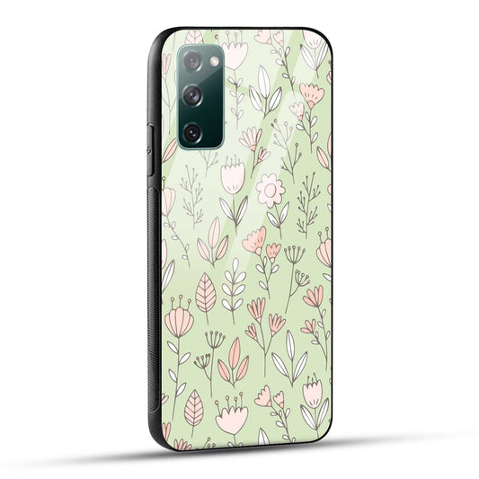 Samsung Galaxy S20 FE Back Cover Flower Art Printed Glass Case