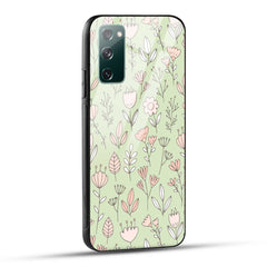 Samsung Galaxy S20 FE Back Cover Flower Art Printed Glass Case