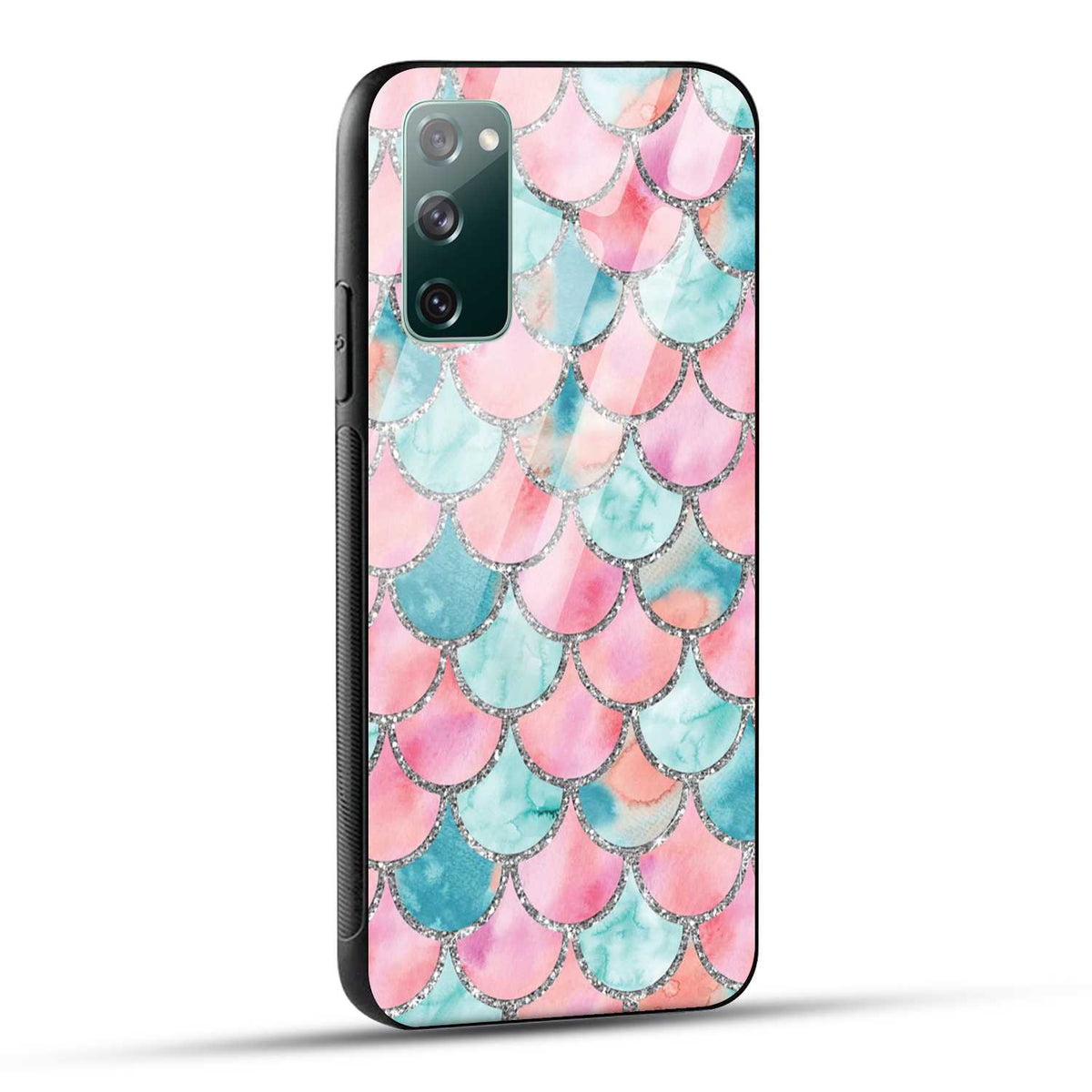 Samsung Galaxy S20 FE Back Cover Mirror Pattern Printed Glass Case
