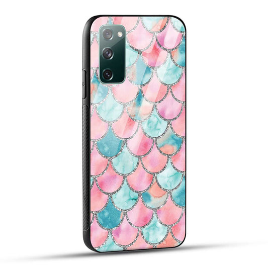 Samsung Galaxy S20 FE Back Cover Mirror Pattern Printed Glass Case
