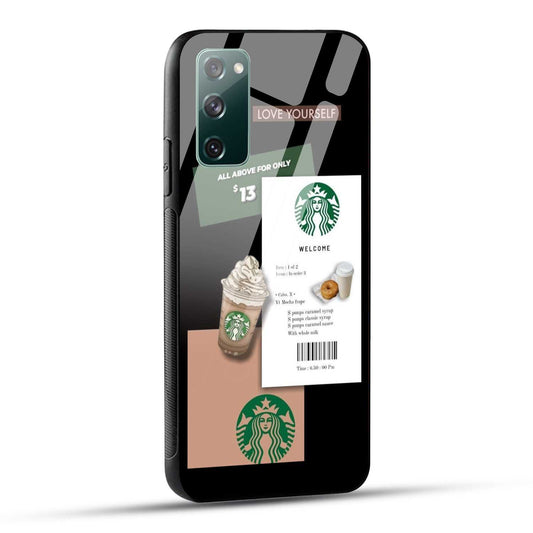 Samsung Galaxy S20 FE / Samsung Galaxy S20 FE 5G Starbucks Coffee Printed Glass Case