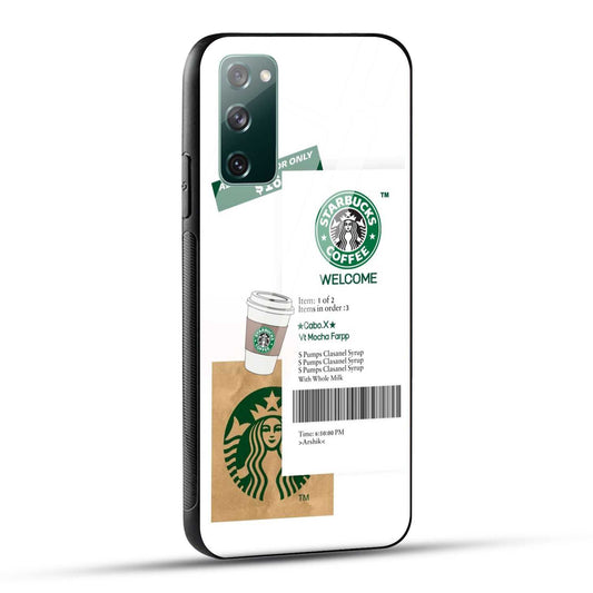 Samsung Galaxy S20 FE / Samsung Galaxy S20 FE 5G Starbucks Coffee Printed Glass Case