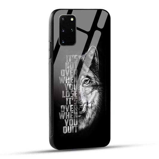 Samsung Galaxy S20 Plus Back Cover Motivational Positive Quote Printed Glass Case