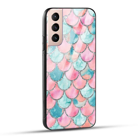 Samsung Galaxy S21 5G Back Cover Mirror Pattern Printed Glass Case