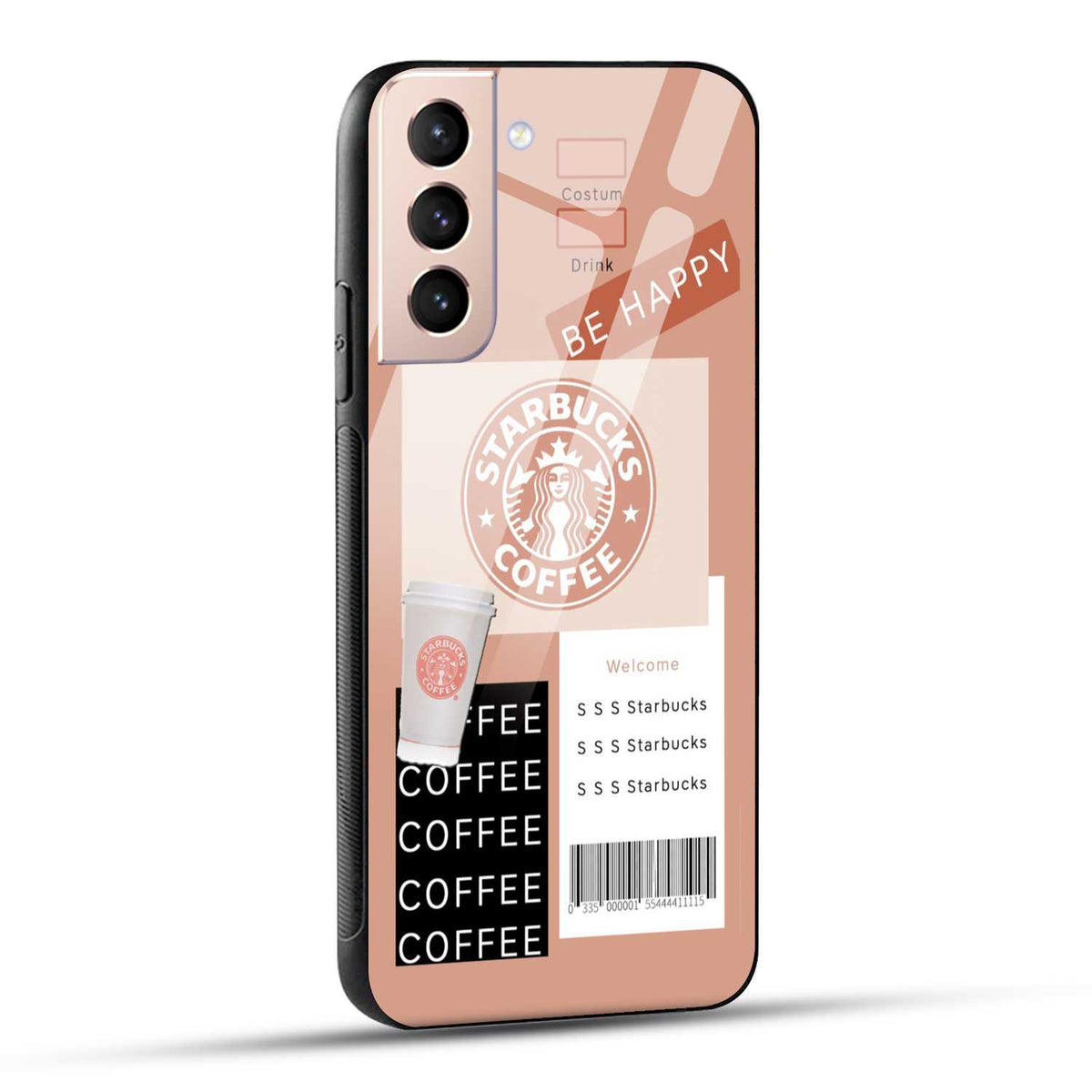 Samsung Galaxy S21 5G Starbucks Coffee Printed Glass Case