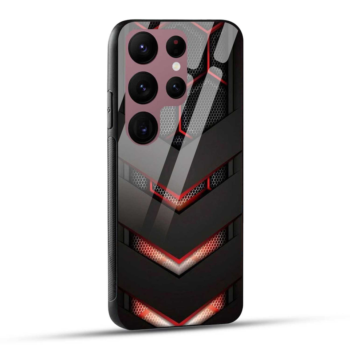 Samsung Galaxy S23 Ultra 5G Back Cover Robotic Abstract Printed Glass Case
