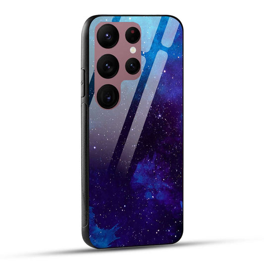Samsung Galaxy S23 Ultra 5G Back Cover Beautiful Star Space Printed Glass Case