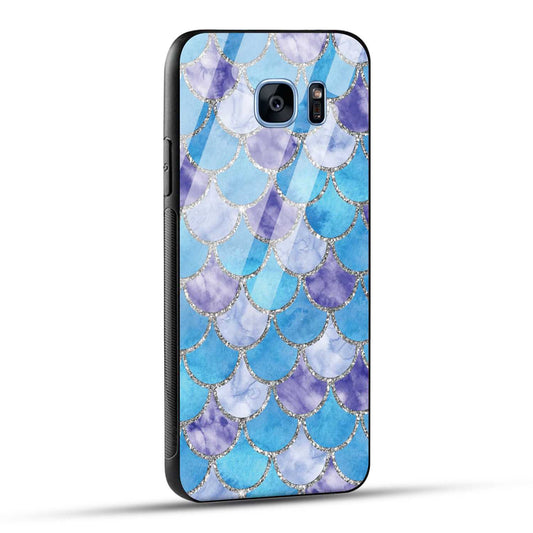 Samsung Galaxy S7 Edge Back Cover Mirror Of Diamonds Printed Glass Case