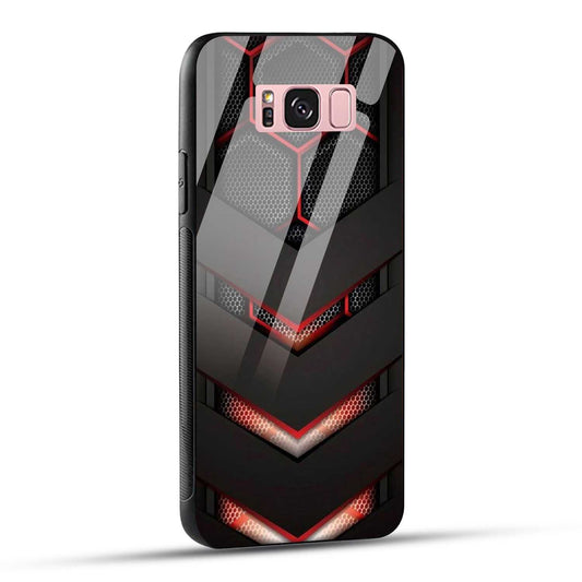 Samsung Galaxy S8 Plus Back Cover Robotic Abstract Printed Glass Case