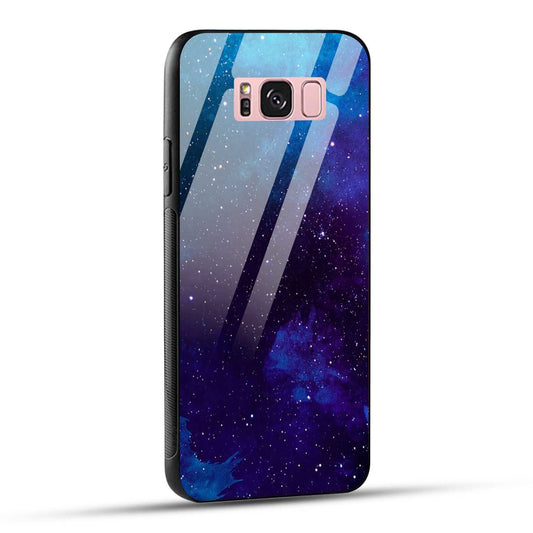 Samsung Galaxy S8 Plus Back Cover Beautiful Star Space Printed Glass Case