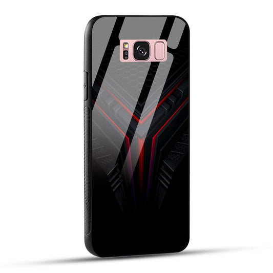 Samsung Galaxy S8 Plus Back Cover Abstract Robotic Printed Glass Case