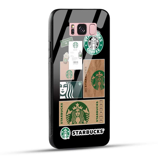 Samsung Galaxy S8 Plus Starbucks Coffee Printed Glass Case