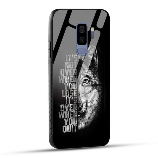 Samsung Galaxy S9 Plus Back Cover Motivational Positive Quote Printed Glass Case