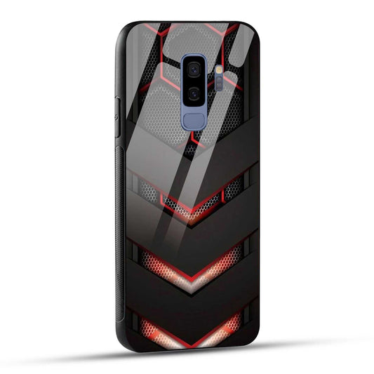 Samsung Galaxy S9 Plus Back Cover Robotic Abstract Printed Glass Case