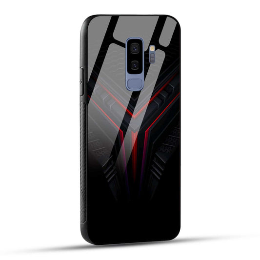 Samsung Galaxy S9 Plus Back Cover Abstract Robotic Printed Glass Case