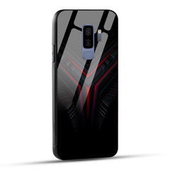 Samsung Galaxy S9 Plus Back Cover Abstract Robotic Printed Glass Case