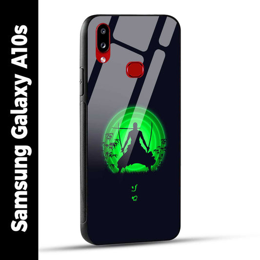 Samsung Galaxy A10s Back Cover Zoro Printed Glass Case