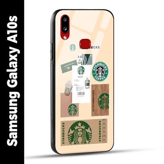 Samsung Galaxy A10s Back Cover Starbucks Coffee Printed Glass Case