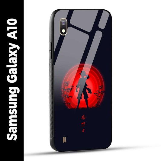 Samsung Galaxy A10 Back Cover Luffy One Piece Printed Glass Case