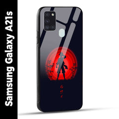 Samsung Galaxy A21s Back Cover Luffy One Piece Printed Glass Case