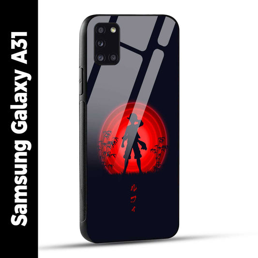 Samsung Galaxy A31 Back Cover Luffy One Piece Printed Glass Case