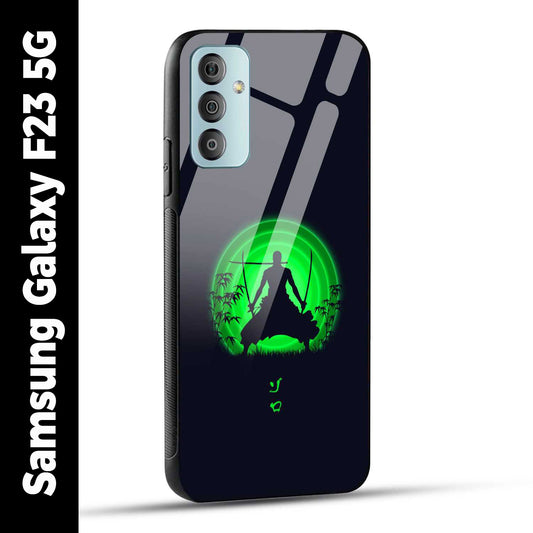 Samsung Galaxy F23 5G Back Cover Zoro Printed Glass Case