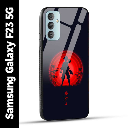 Samsung Galaxy F23 5G Back Cover Luffy One Piece Printed Glass Case