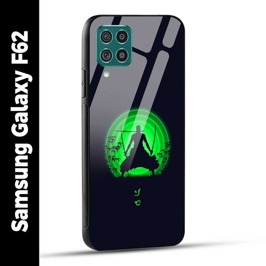 Samsung Galaxy F62 Back Cover Zoro Printed Glass Case