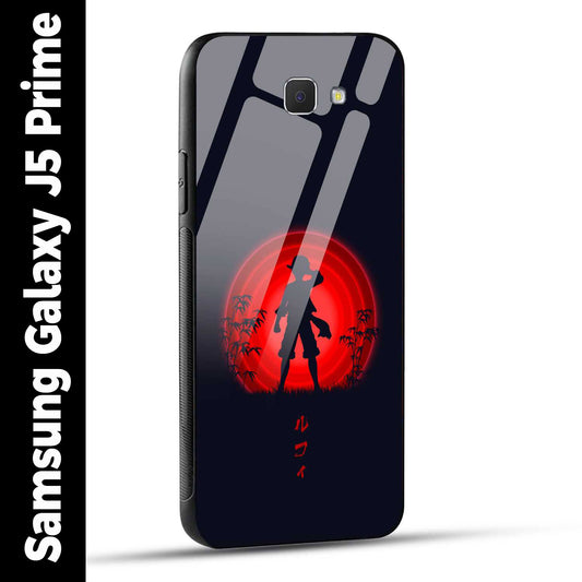 Samsung Galaxy J5 Prime Back Cover Luffy One Piece Printed Glass Case
