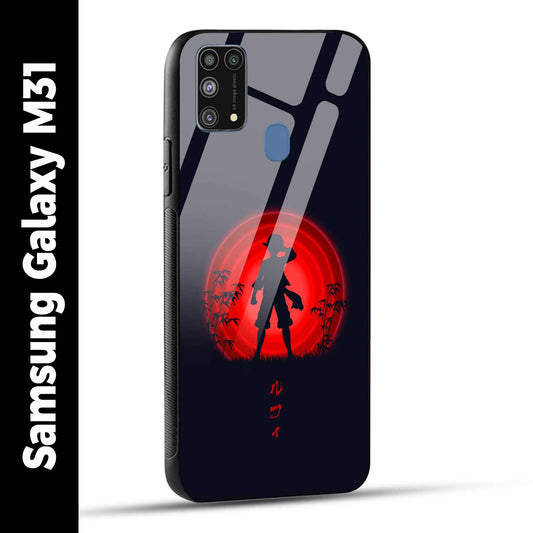 Samsung Galaxy M31 Back Cover Luffy One Piece Printed Glass Case
