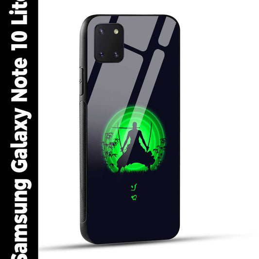 Samsung Galaxy Note 10 Lite Back Cover Zoro Printed Glass Case