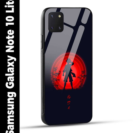Samsung Galaxy Note 10 Lite Back Cover Luffy One Piece Printed Glass Case