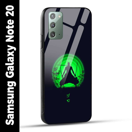 Samsung Galaxy Note 20 Back Cover Zoro Printed Glass Case