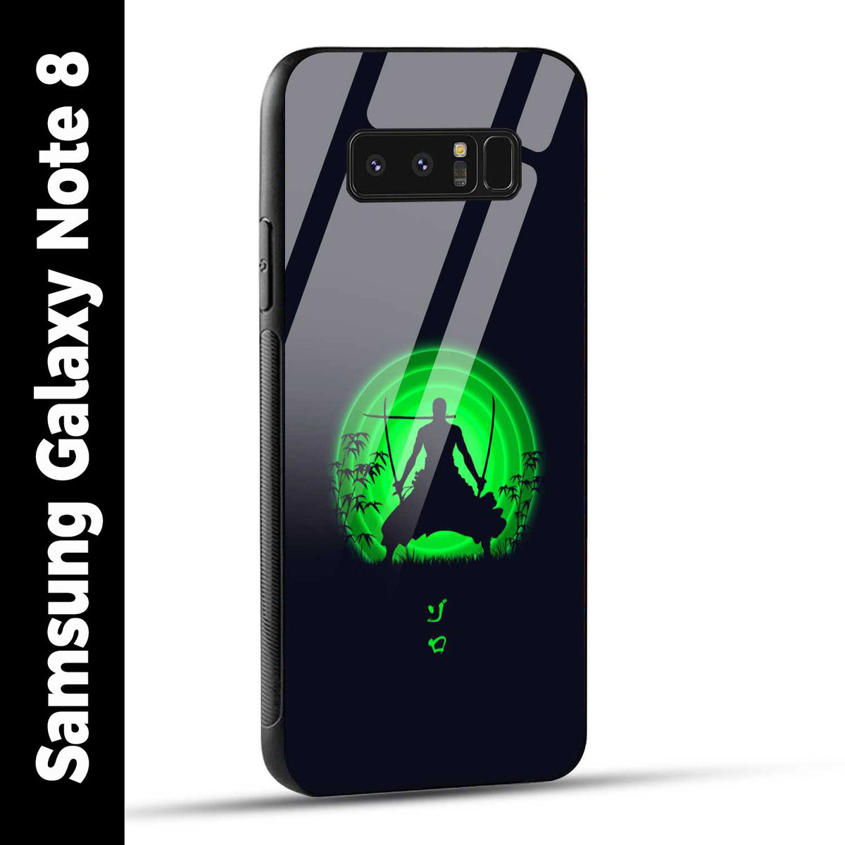 Samsung Galaxy Note 8 Back Cover Zoro Printed Glass Case