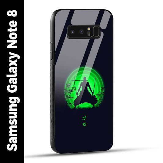 Samsung Galaxy Note 8 Back Cover Zoro Printed Glass Case