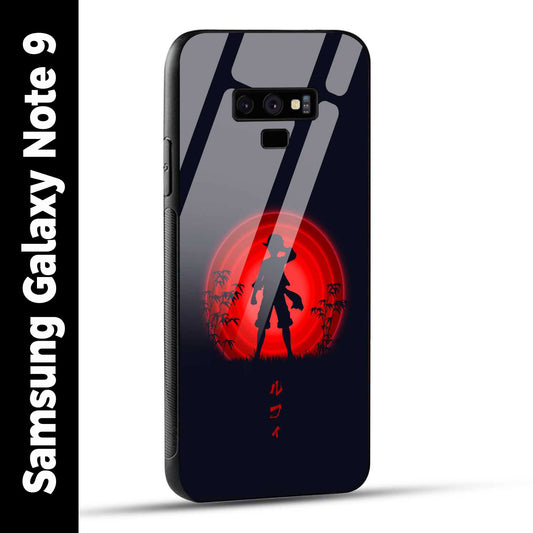 Samsung Galaxy Note 9 Back Cover Luffy One Piece Printed Glass Case