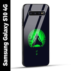 Samsung Galaxy S10 4G Back Cover Zoro Printed Glass Case
